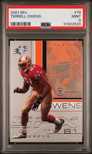2001 SPx Terrell Owens #79 card image