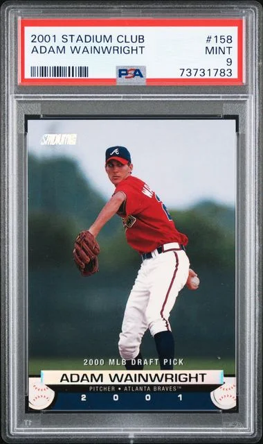 2001 Stadium Club Adam Wainwright #158 card image