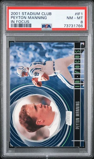 2001 Stadium Club Peyton Manning In Focus #IF1 card image