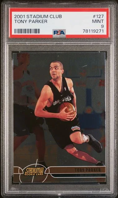 2001 Stadium Club Tony Parker #127 card image