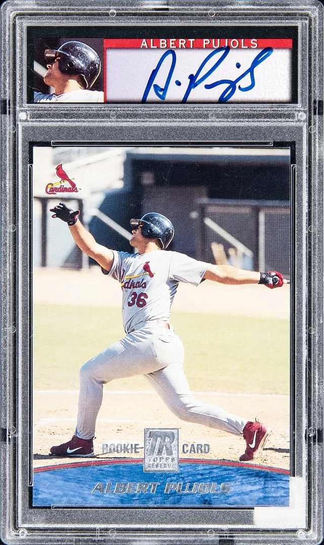 2001 Topps Albert Pujols Reserve Uncirculated Autograph #103 card image