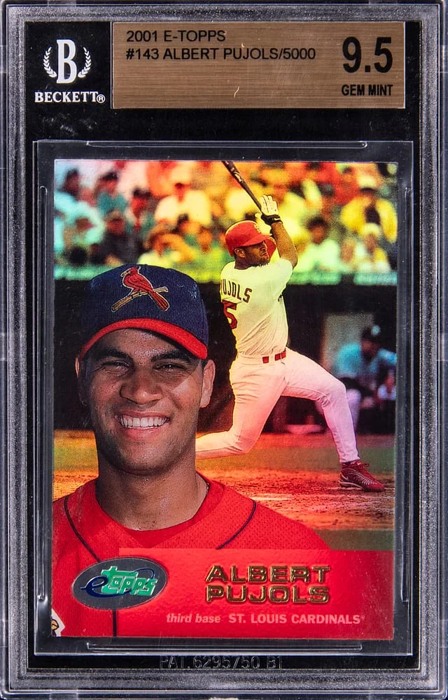 2001 Topps Albert Pujols E-Topps #143 card image
