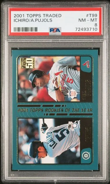 2001 Topps Albert Pujols/Ichiro #T99 card image