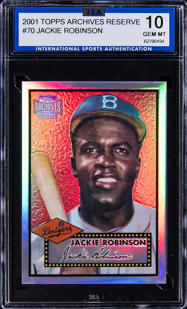 2001 Topps Archives Jackie Robinson Reserve #312 card image
