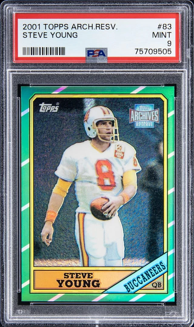 2001 Topps Archives Steve Young Reserve #83 card image