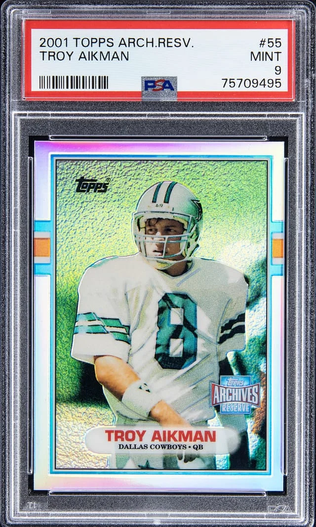 2001 Topps Archives Troy Aikman Reserve #55 card image