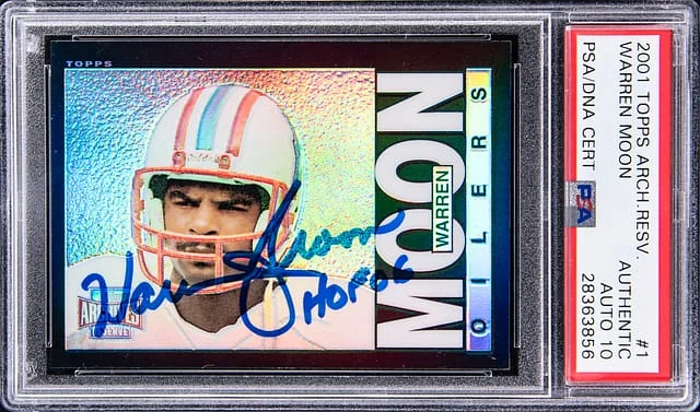 2001 Topps Archives Warren Moon Reserve #1 card image