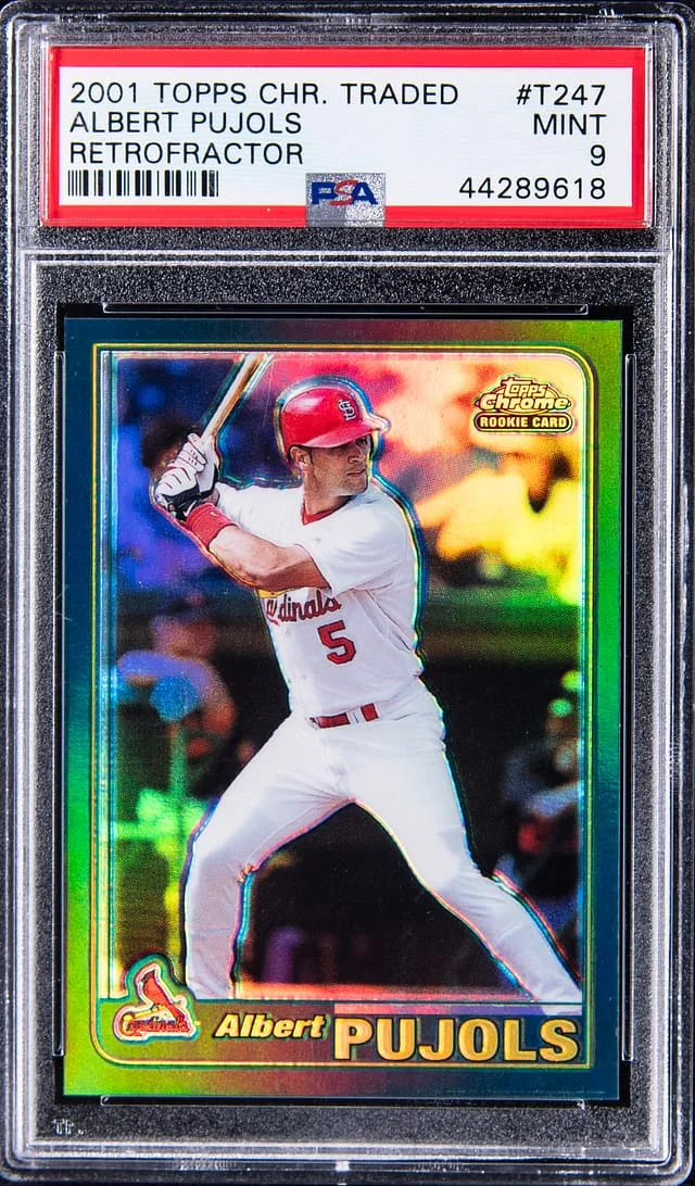 2001 Topps Chrome Albert Pujols (/500) Traded Retrofractor #T247 card image