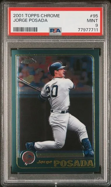 2001 Topps Chrome Jorge Posada #95 card image