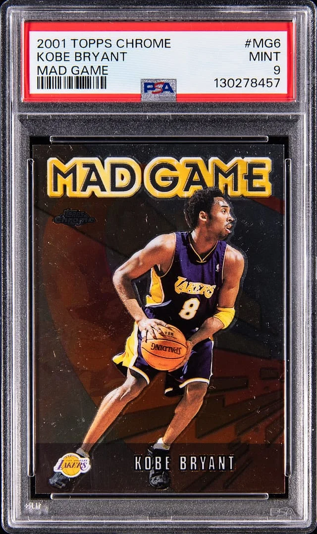 2001 Topps Chrome Kobe Bryant Mad Game #MG6 card image
