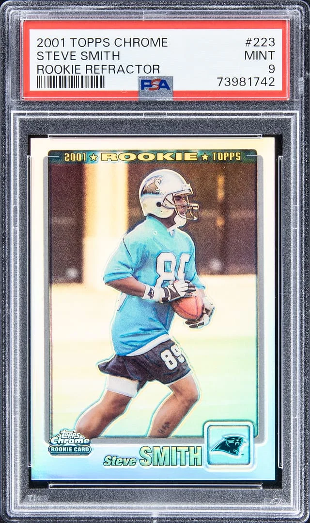 2001 Topps Chrome Steve Smith Refractor #223 card image