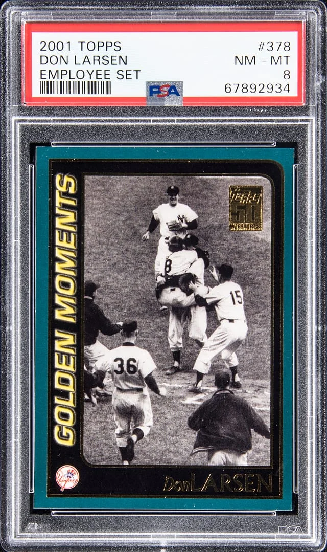 2001 Topps Don Larson Employee Set #378 card image