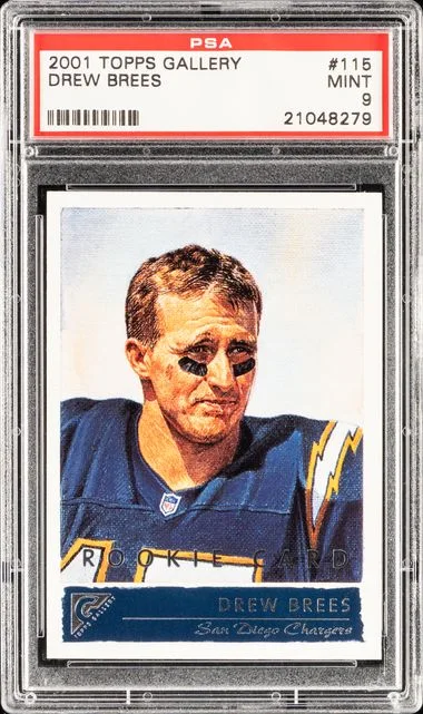 2001 Topps Drew Brees Gallery #115 card image