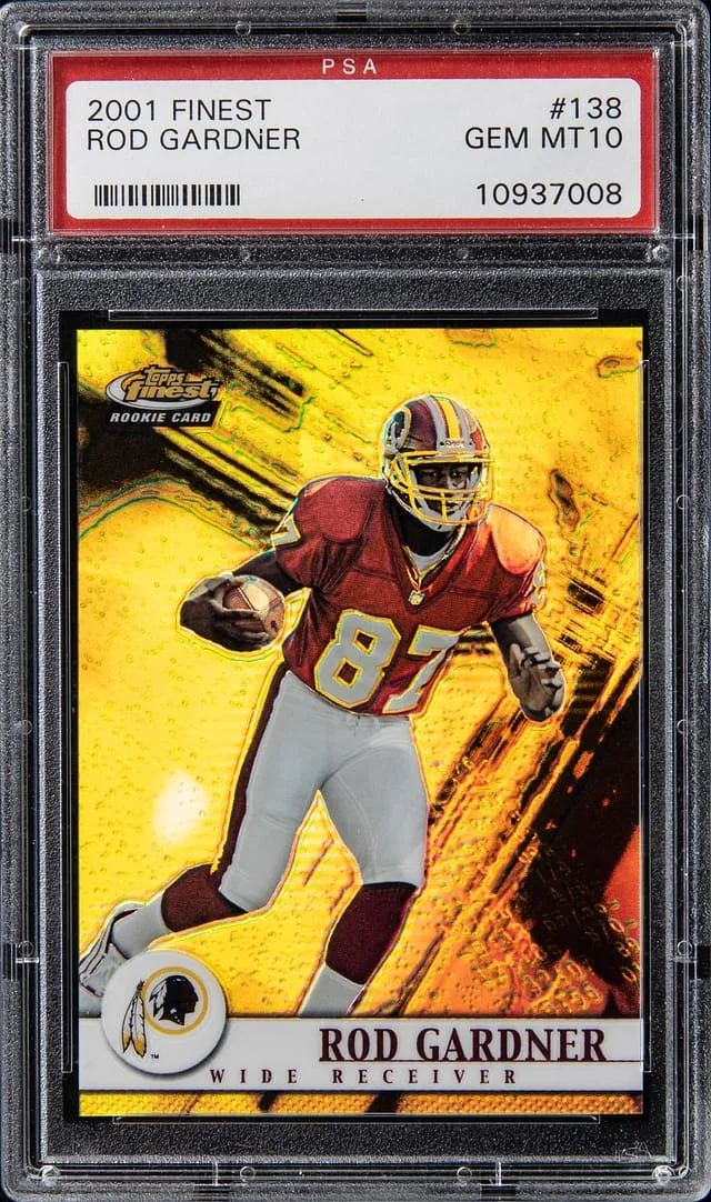 2001 Topps Finest Rod Gardner #138 card image