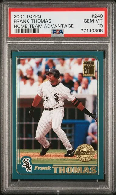 2001 Topps Frank Thomas Home Team Advantage #240 card image