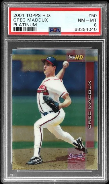 2001 Topps Greg Maddux HD Platinum #50 card image