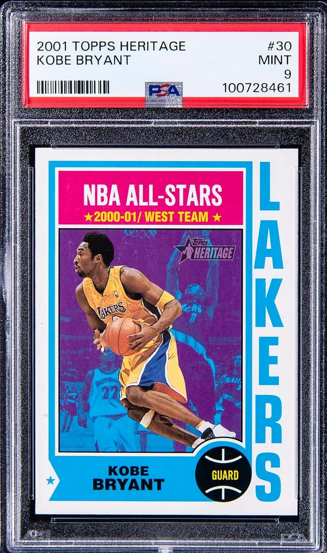 2001 Topps Heritage Kobe Bryant #30 card image