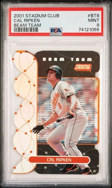 2001 Topps Stadium Club Cal Ripken Beam Team #BT8 card image