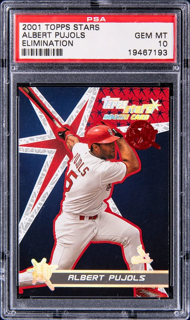 2001 Topps Stars Elimination Albert Pujols (/100) #no-number card image