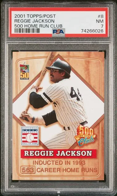2001 Topps/Post 500Hr Club Reggie Jackson #8 card image