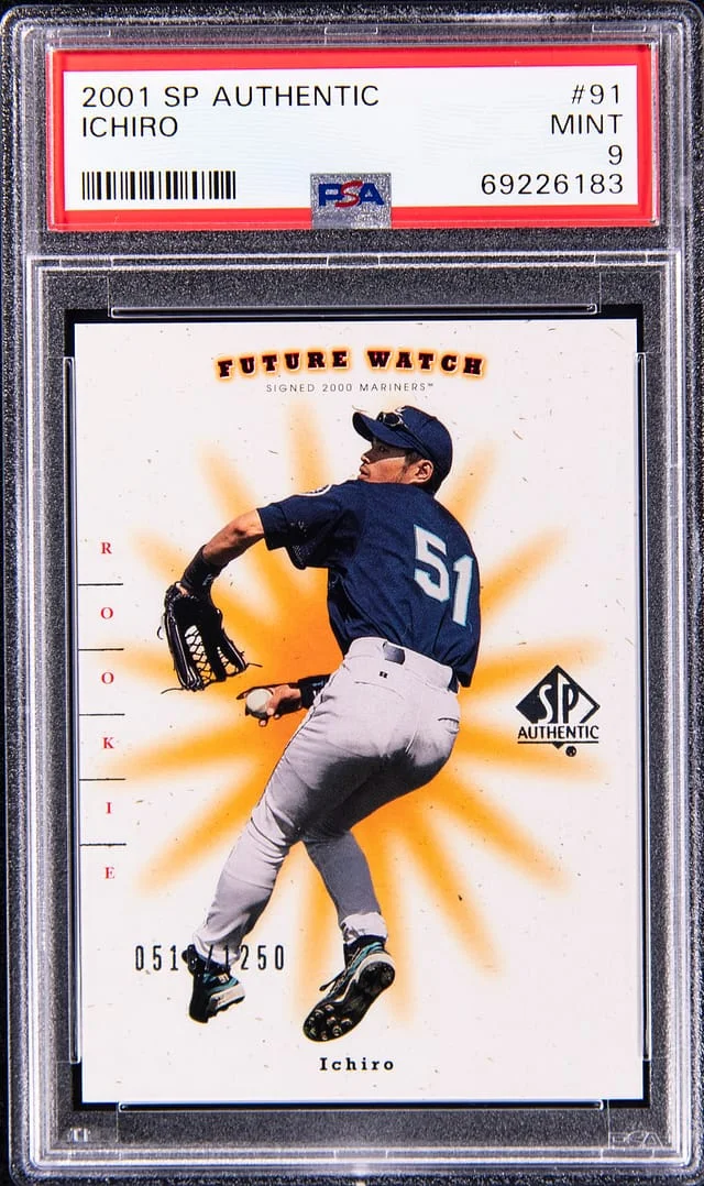 2001 UD SP Authentic Ichiro #91 card image