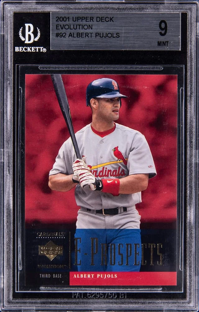 2001 Upper Deck Albert Pujols Evolution #92 card image