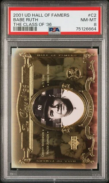 2001 Upper Deck Babe Ruth Hall Of Famers The Class Of '36 #C2 card image