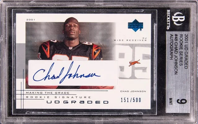 2001 Upper Deck Chad Johnson Series #48 card image