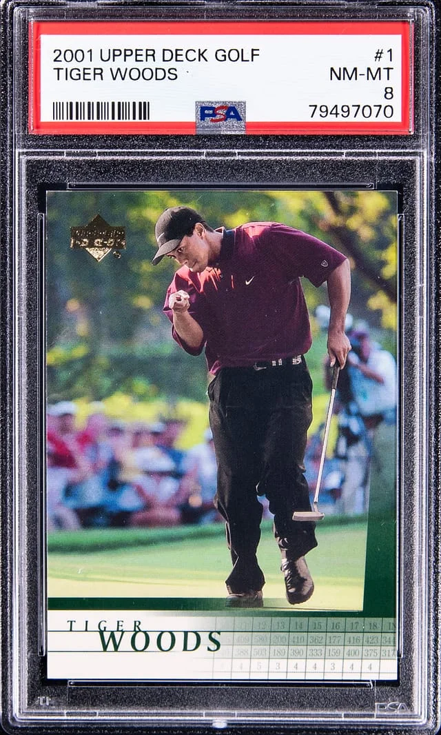 2001 Upper Deck Golf Tiger Woods #1 card image
