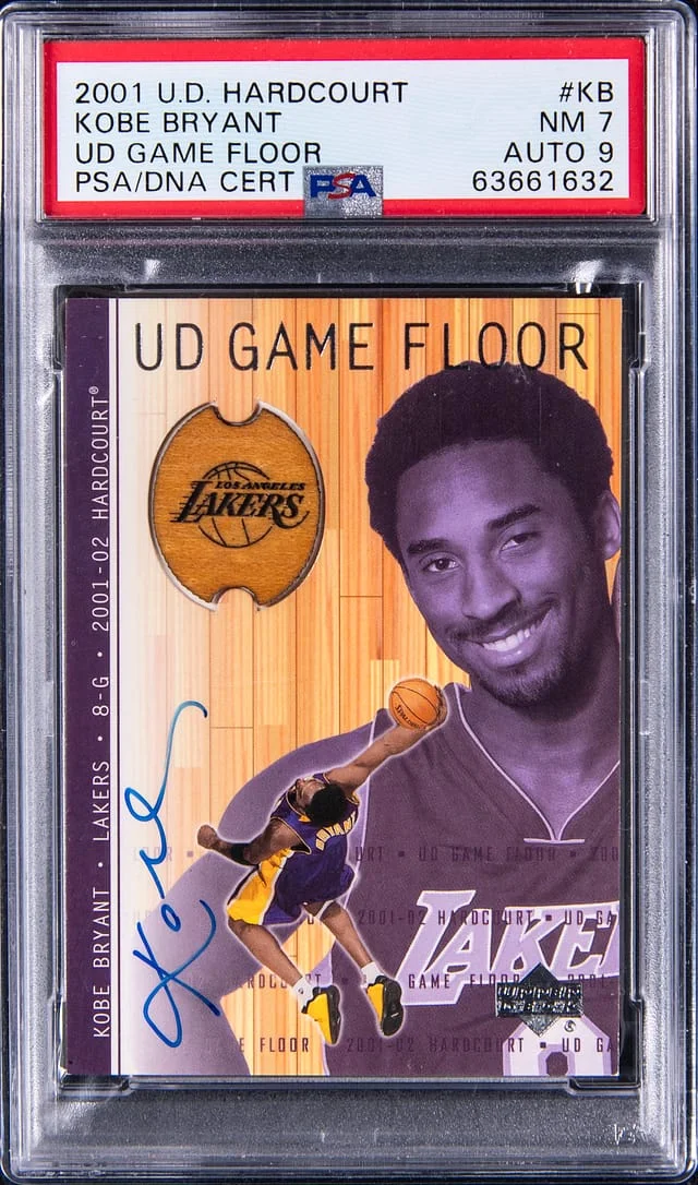 2001 Upper Deck Hardcourt Kobe Bryant UD Game Floor #KB card image
