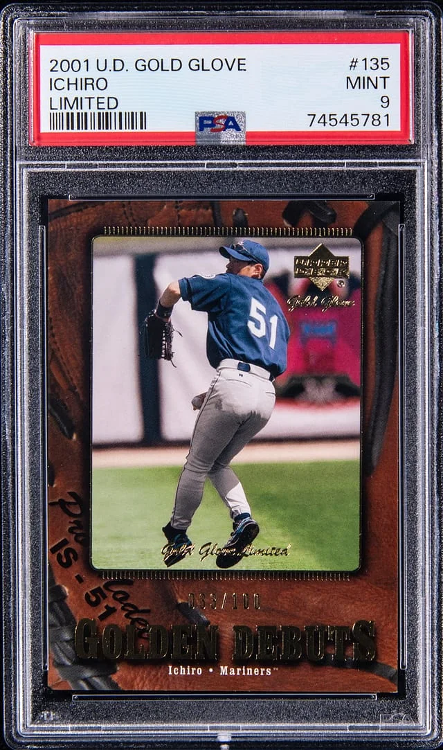 2001 Upper Deck Ichiro Gold Glove Limited #135 card image