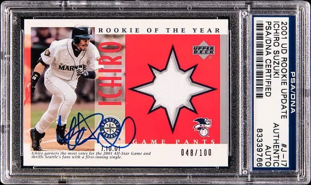 2001 Upper Deck Ichiro Suzuki #J-17 card image