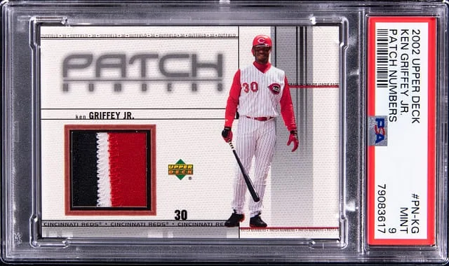 2001 Upper Deck Ken Griffey Jr. Patch Numbers #PN-KG card image
