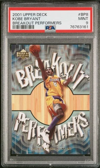 2001 Upper Deck Kobe Bryant Breakout Performers #BP8 card image
