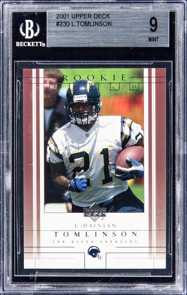 2001 Upper Deck Ladainian Tomlinson #236 card image