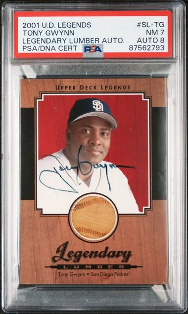 2001 Upper Deck Legends Legendary Lumber #no-number card image