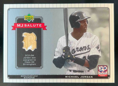 2001 Upper Deck Minors Centennial Michael Jordan MJ Game Bat #MJ-B2 card image