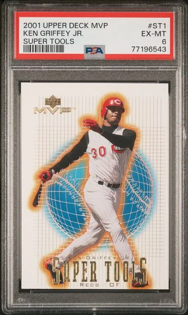 2001 Upper Deck MVP Ken Griffey Jr. Super Tools #ST1 card image