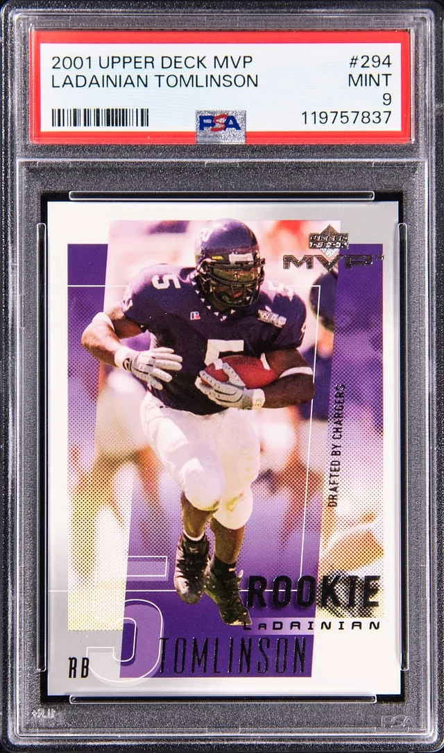 2001 Upper Deck MVP Ladianian Tomlinson #294 card image