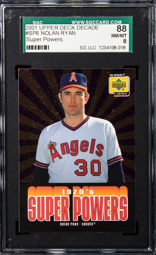 2001 Upper Deck Nolan Ryan Decade Super Powers #SP6 card image