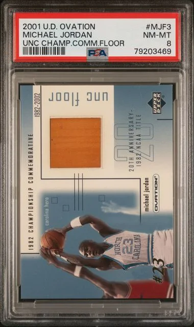 2001 Upper Deck Ovation Michael Jordan MJ UNC Championship Commemoratives Floor UNC Champ.Comm.Floor #MJF3 card image