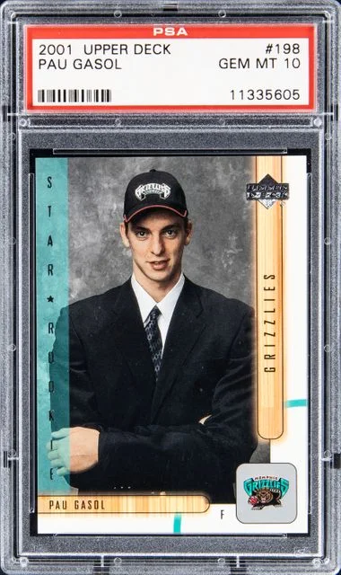 2001 Upper Deck Pau Gasol #198 card image