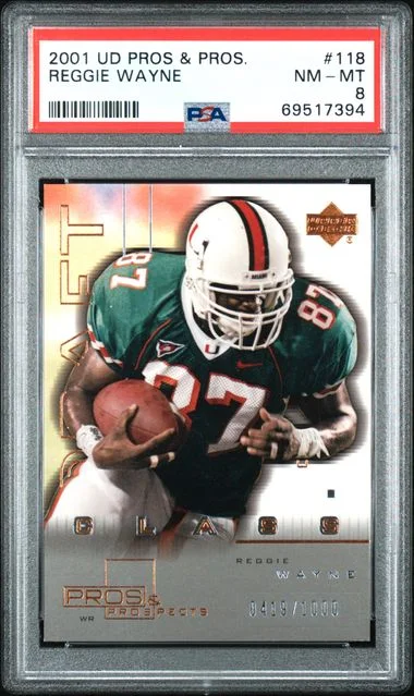 2001 Upper Deck Reggie Wayne Pros & Prospects #118 card image