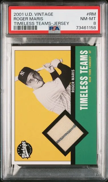 2001 Upper Deck Roger Maris Game-Used Vintage Timeless Teams Jersey #NYY-RM card image