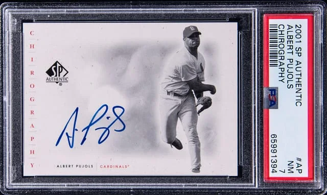 2001 Upper Deck SP Authentic Albert Pujols Chirography #AP card image
