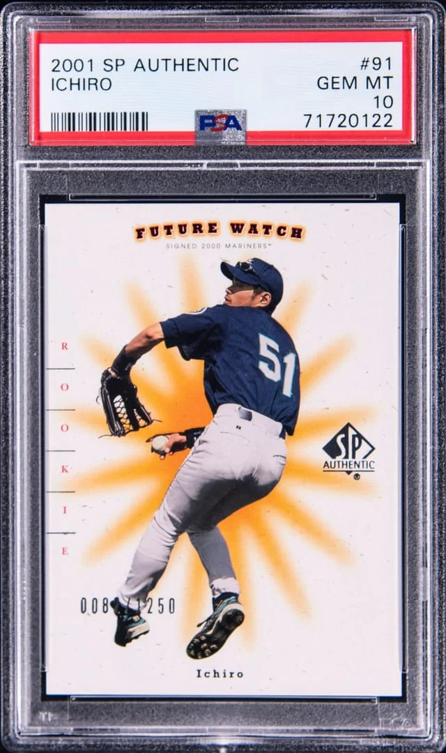 2001 Upper Deck SP Authentic Ichiro Suzuki Future Watch #91 card image