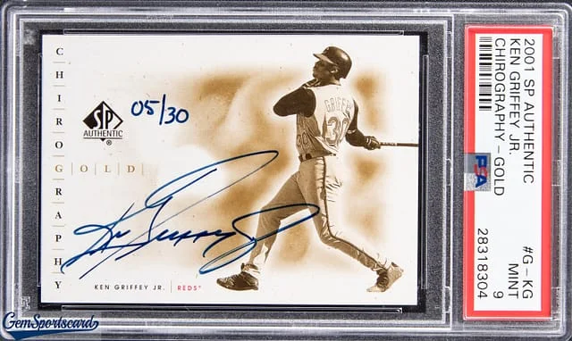 2001 Upper Deck SP Authentic Ken Griffey Jr. Chirography #G-KG card image