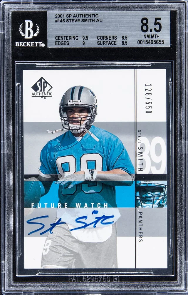 2001 Upper Deck SP Authentic Steve Smith #145 card image