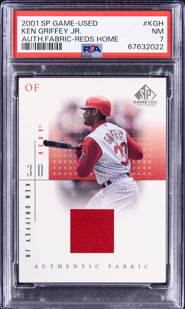 2001 Upper Deck SP Ken Griffey Jr. Game-Used #KGH card image