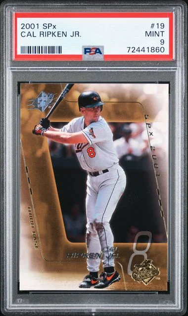 2001 Upper Deck SPx Cal Ripken Jr. #19 card image